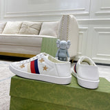 Gucci tonal black luxury sneakers view 8 classic court silhouette