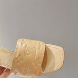 Louis Vuitton Nude Ankle Strap Heels - Lifestyle Styling Shot
