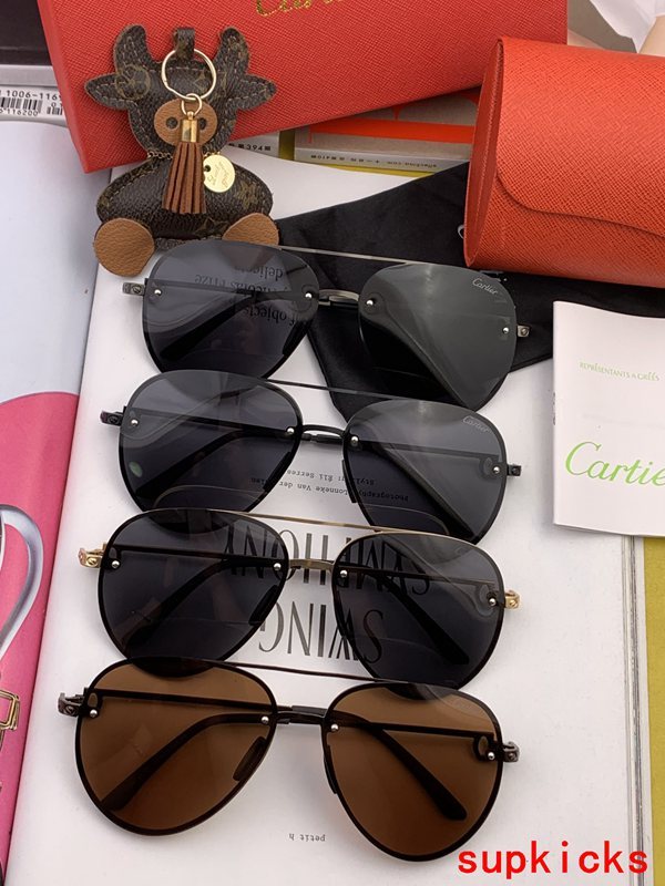 Lifestyle view of Cartier unisex sunglasses
