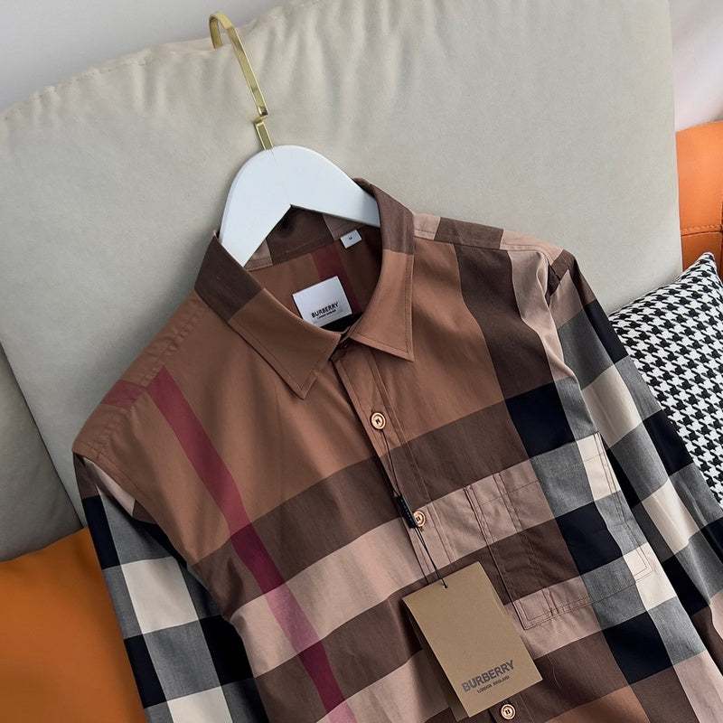 Burberry clothing close-up — premium authentic designer style