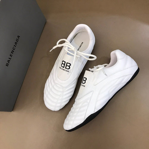 Balenciaga Nude Low-Top Sneakers - Full Silhouette View