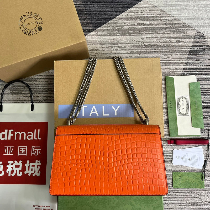 Front view of classic signature women's handbag – women's luxury accessory