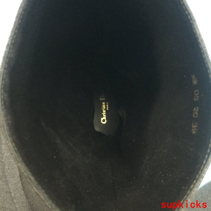 Dior shoes Style 022 - close-up of premium leather craftsmanship (alternate angle)