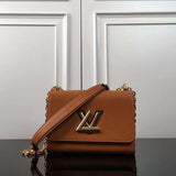 Side profile of sleek chic women's handbag – women's luxury handbag