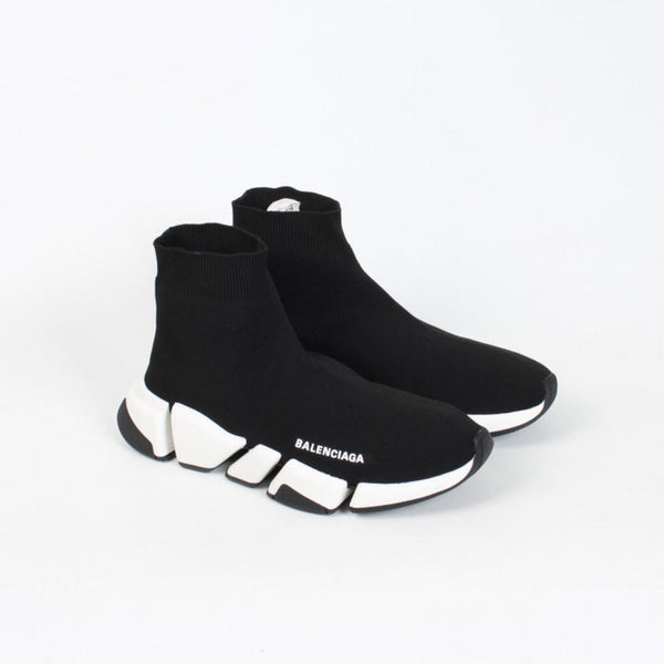 Balenciaga Black Pointed-Toe Flats - Angled View