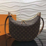 Close-up detail of modern signature women's handbag – women's designer-style accessory