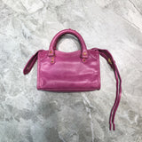 Chic Premium PU Leather Handbag - Statement Silhouette | Women's Fashion Handbag #644 - close-up detail shot (image 3) of designer-inspired handbag