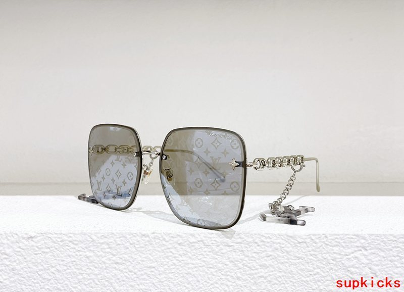Angled view of Louis Vuitton unisex sunglasses