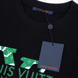 Full styled look of Louis Vuitton cotton t-shirt with contemporary cut