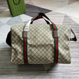 Front view of classic signature women's handbag – women's statement bag