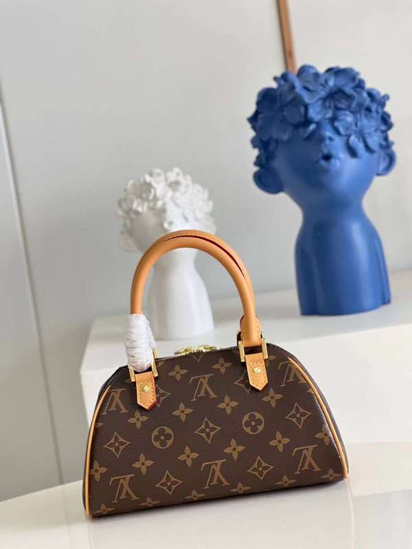 Back view of refined everyday-luxe women's handbag – women's luxury handbag