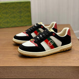 Gucci fresh white-and-black luxury sneakers view 11 sleek tonal finish