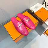Hermes sandals Style 183 - front view, sleek modern silhouette