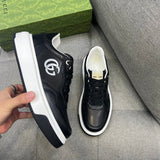 Gucci neutral cream luxury sneakers view 9 signature lace-up style