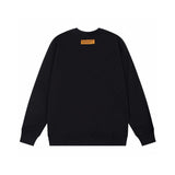 Side profile of Louis Vuitton luxury clothing with relaxed-fit cut