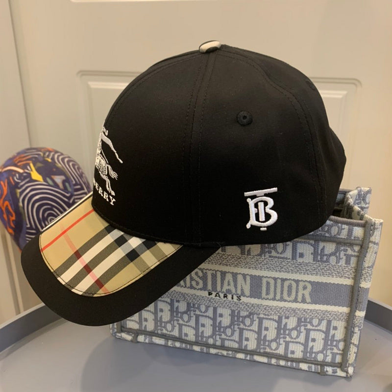 Front view of Burberry unisex cap
