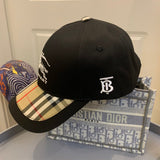 Front view of Burberry unisex cap