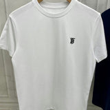 Close-up of Burberry t-shirt craftsmanship