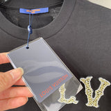 Full styled look of Louis Vuitton cotton t-shirt with streetwear-inspired cut