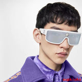 Side view of Louis Vuitton unisex sunglasses