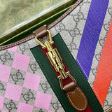 Front view of sleek signature women's handbag – women's premium purse