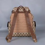Back view of structured polished women's handbag – women's everyday handbag