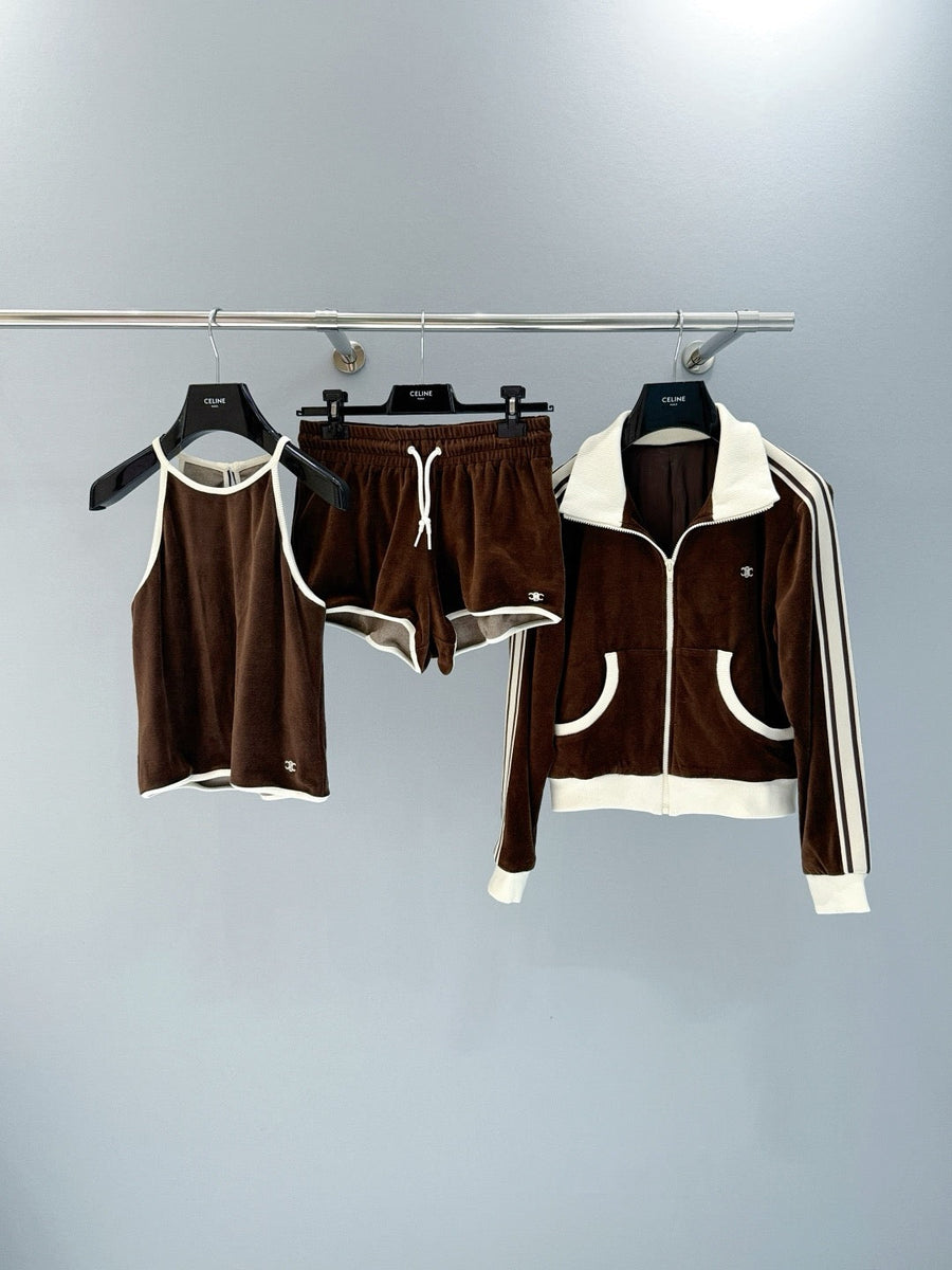 Front view of Celine Zip Bomber premium bomber jacket