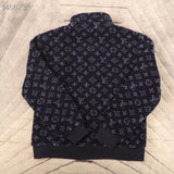 Back view of Louis Vuitton luxury clothing with tailored silhouette