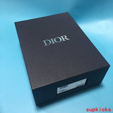 Dior Chocolate Brown Chunky Platform Sneakers - Close-Up Texture View