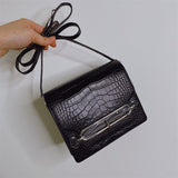 Side view of everyday-ready structured handbag
