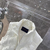 Close-up detail shot of Louis Vuitton luxury clothing with streetwear-inspired cut