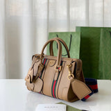 Top view of statement polished women's handbag – women's everyday handbag