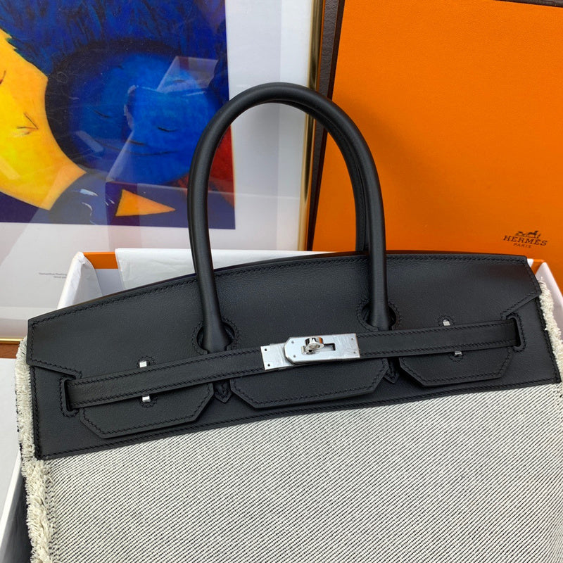 Side view of everyday-ready structured handbag