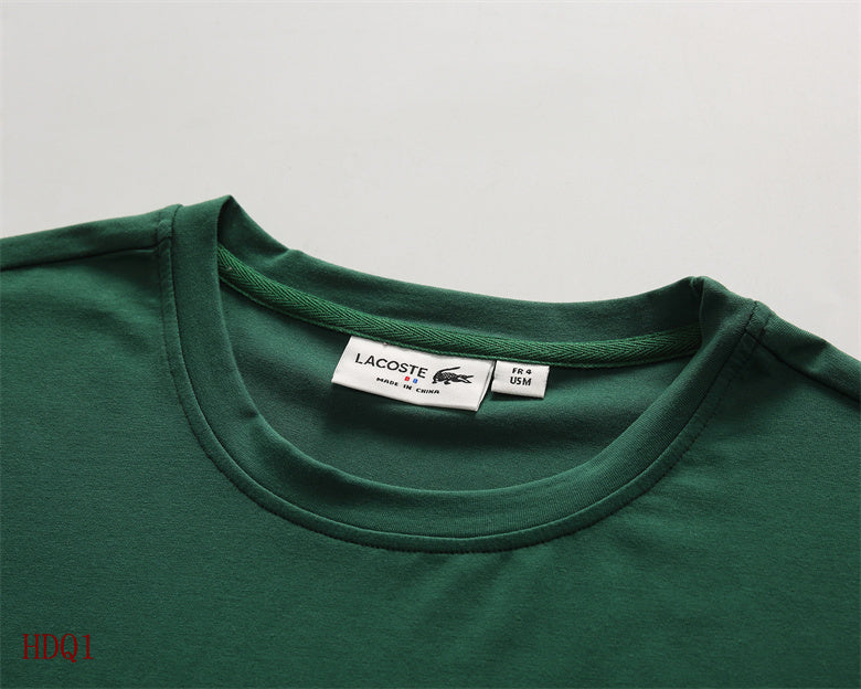 Back view of Lacoste luxury clothing with tailored silhouette
