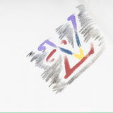 Flat lay presentation of Louis Vuitton luxury clothing with contemporary cut