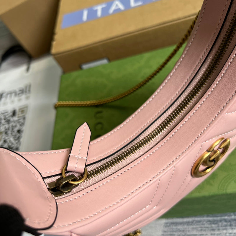 Side profile of refined classic women's handbag – women's luxury accessory