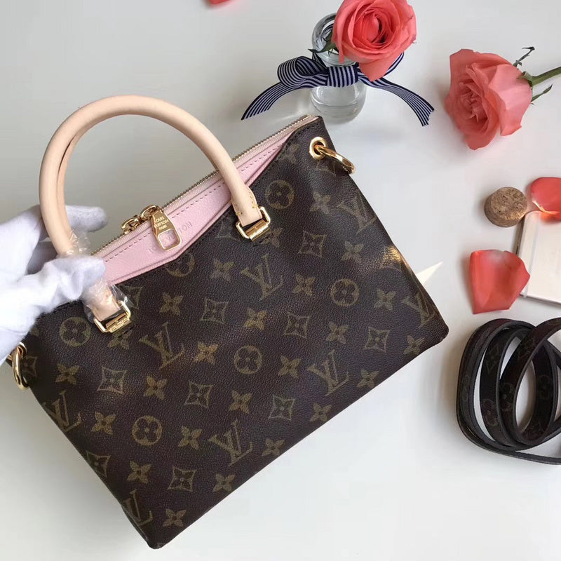 Front view of elevated classic women's handbag – women's designer-style accessory