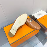 Hermes sandals Style 177 - angled studio shot