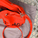 Front view of statement elevated women's handbag – women's designer-style accessory