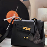 Sculpted handbag styled for everyday wear