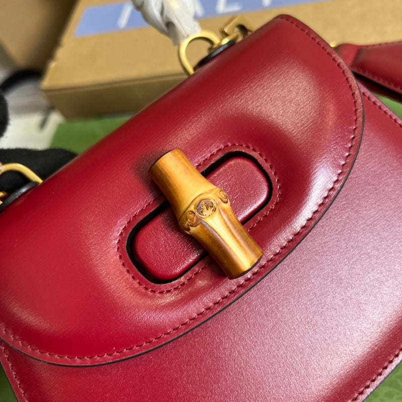 Considered bag shown from front angle