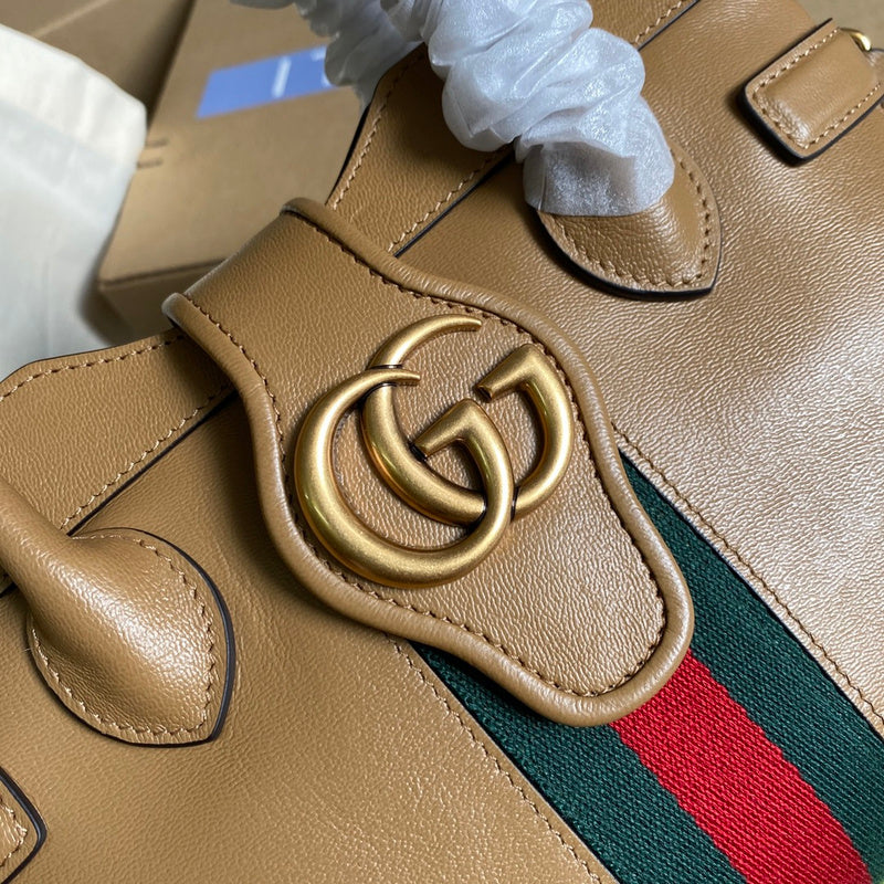 Back view of everyday-luxe statement women's handbag – women's designer-style accessory