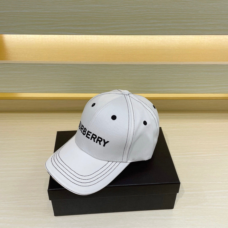 Front view of Burberry unisex cap