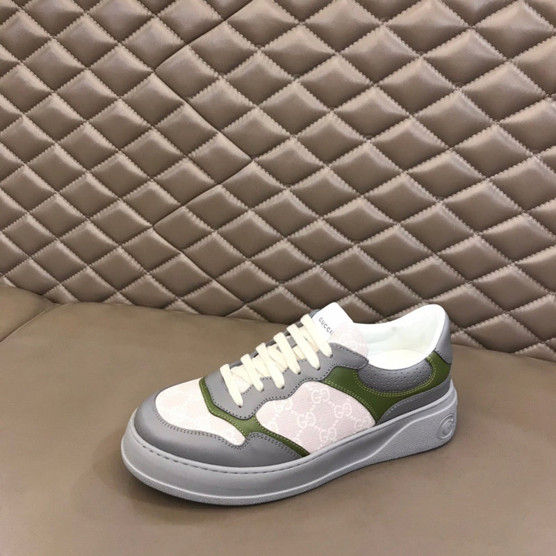 Gucci tonal black luxury sneakers view 6 padded collar comfort