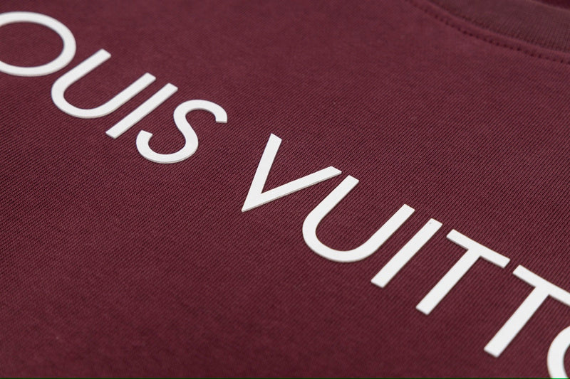Front view of Louis Vuitton luxury clothing with contemporary cut