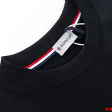 Full styled look of Moncler luxury clothing with logo-detail design