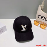 Close-up detail view of Louis Vuitton unisex cap