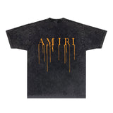 Close-up of Amiri t-shirt craftsmanship