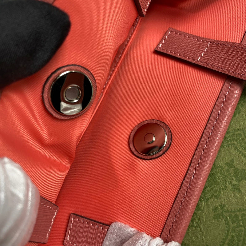 Close-up detail of sleek statement women's handbag – women's everyday handbag
