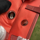 Close-up detail of sleek statement women's handbag – women's everyday handbag